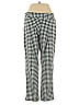 Jude Connally Houndstooth Plaid Checkered-gingham Black Ivory Casual Pants Size S - photo 2