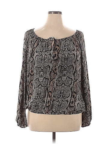 Adrienne Vittadini Long Sleeve Blouse (view 1)