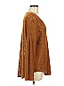 Lush Brown Pullover Sweater Size M - photo 4