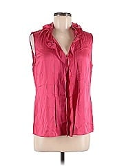 Elie Tahari Sleeveless Silk Top