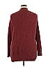 Terra & Sky 100% Polyester Burgundy Cardigan Size 3X - photo 2