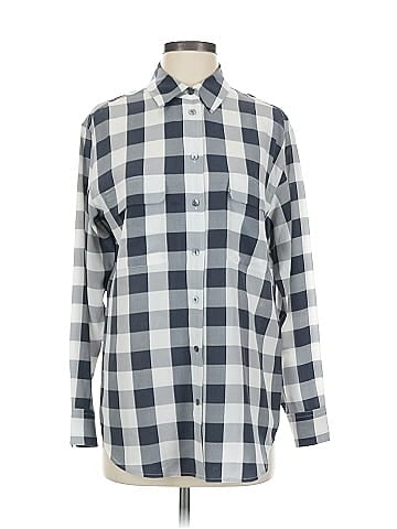 Equipment Long Sleeve Silk Top (view 1)