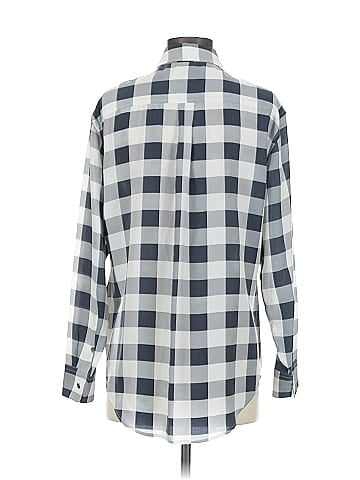 Equipment Long Sleeve Silk Top (view 2)