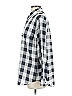 Equipment 100% Silk Checkered-gingham Gray Long Sleeve Silk Top Size S - photo 5