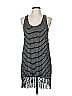 Mud Pie 100% Viscose Stripes Black Casual Dress Size M - photo 1
