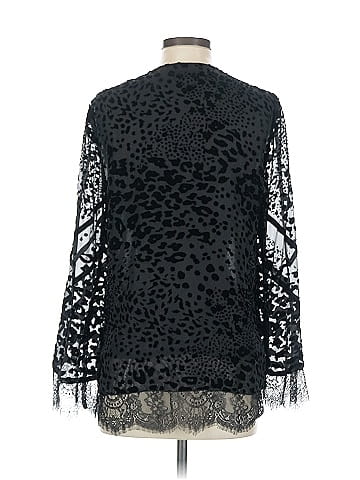 Hale Bob Long Sleeve Silk Top (view 2)