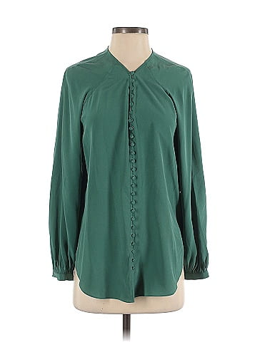 Joie Long Sleeve Silk Top (view 1)