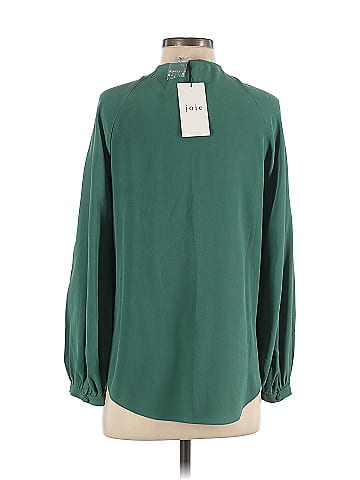 Joie Long Sleeve Silk Top (view 2)