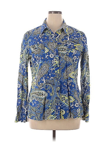 Jones New York Signature Long Sleeve Button-Down Shirt (view 1)