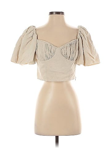 Jonathan Simkhai Short Sleeve Blouse (view 1)