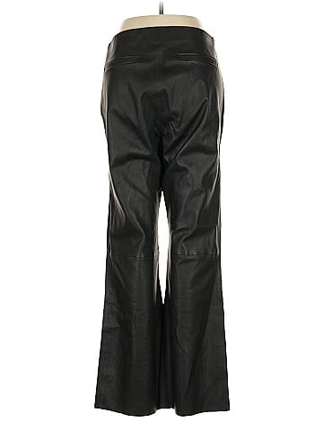 Ecru Leather Pants (view 2)