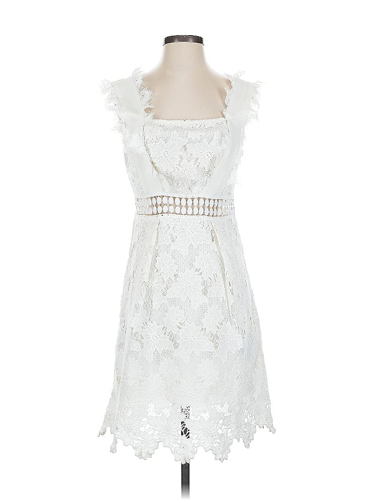 Pre-owned Foxiedox Cocktail Dress In White