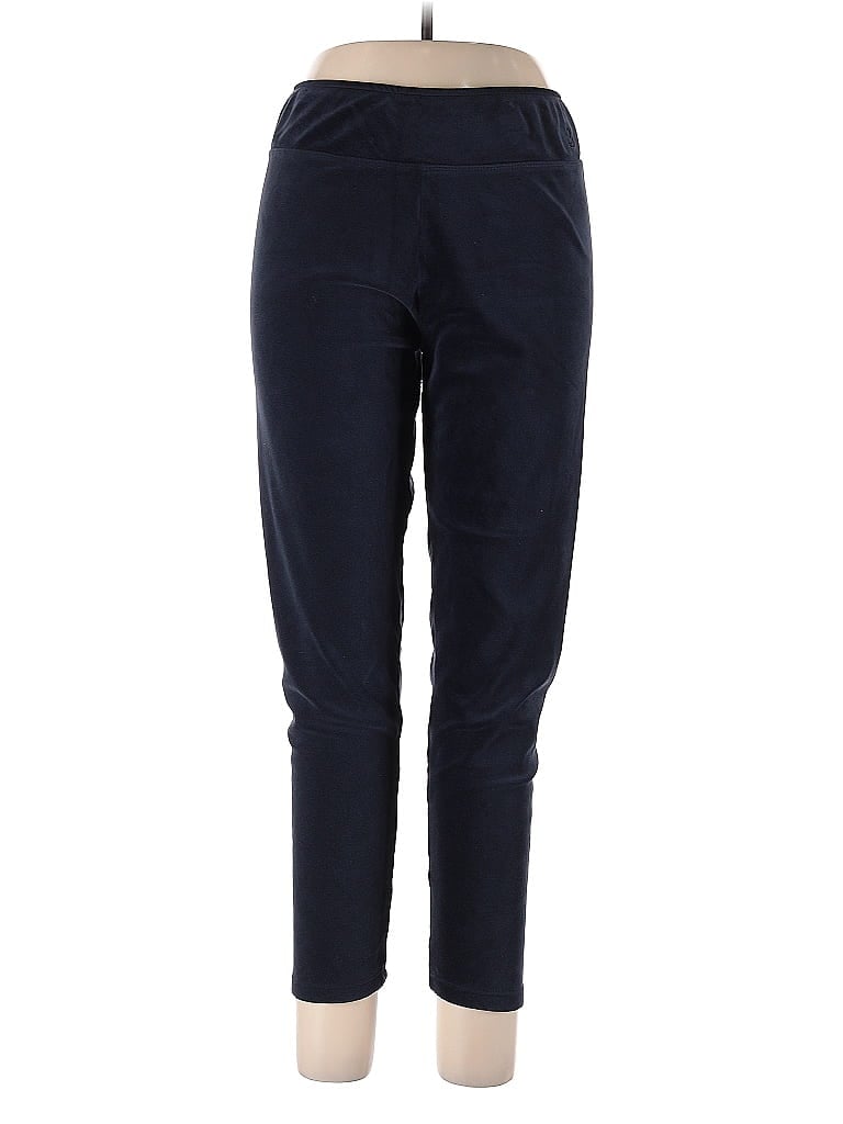 Cuddl Duds Solid Blue Casual Pants Size L - photo 1