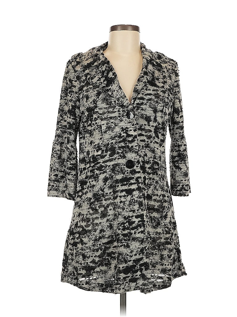 Pre-owned Andria Lieu Kimono In Black