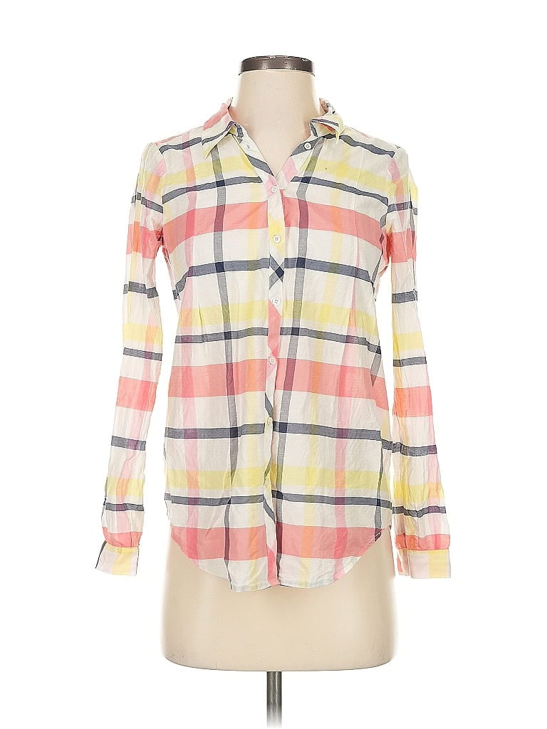Pre-owned Joie Long Sleeve Button Down Shirt In Pink