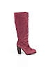 Jeffrey Campbell Burgundy Boots Size 6 - photo 1