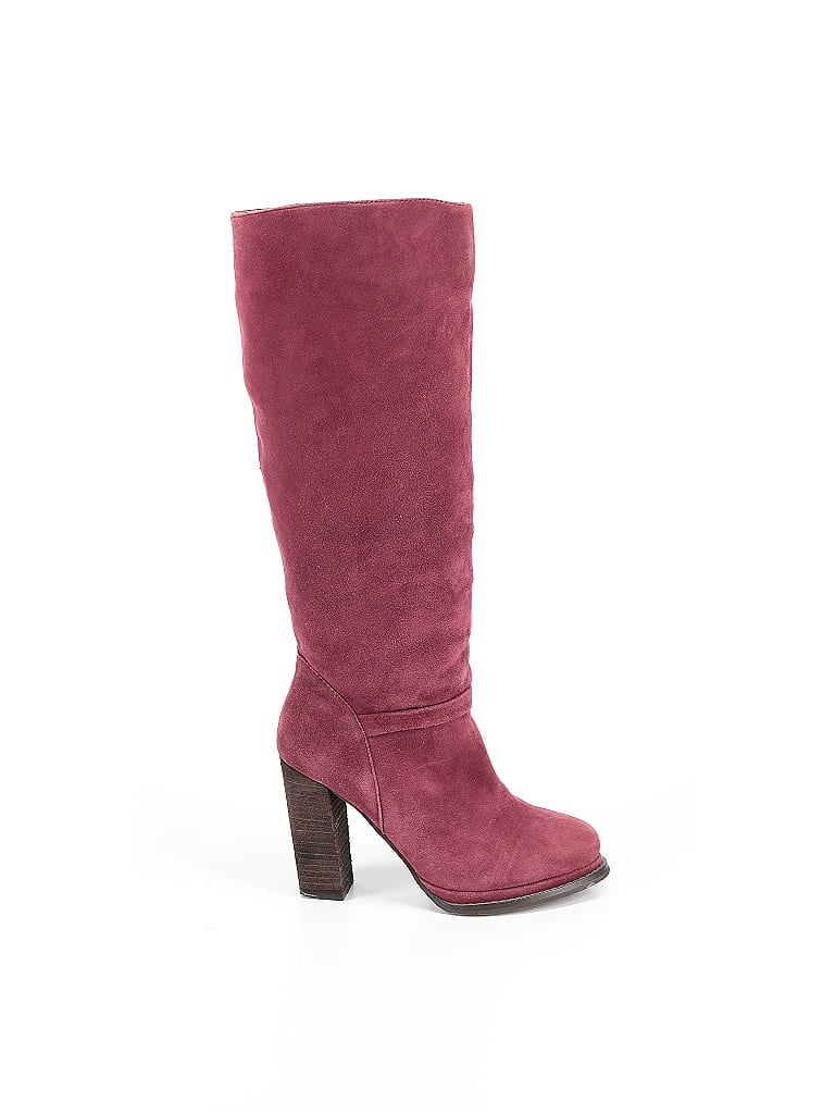 Jeffrey Campbell Burgundy Boots Size 6 - photo 1