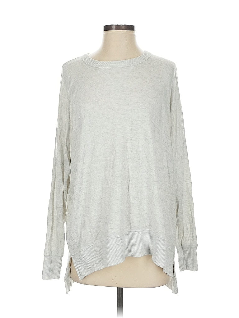 Pre-owned Aerie Pullover Sweater In Silver