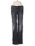 True Religion 100% Cotton Hearts Silver Jeans Size 25 waist - photo 1