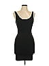 Fashion Nova Solid Black Casual Dress Size L - photo 1