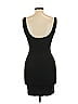 Fashion Nova Solid Black Casual Dress Size L - photo 2