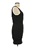 Fashion Nova Solid Black Casual Dress Size L - photo 4
