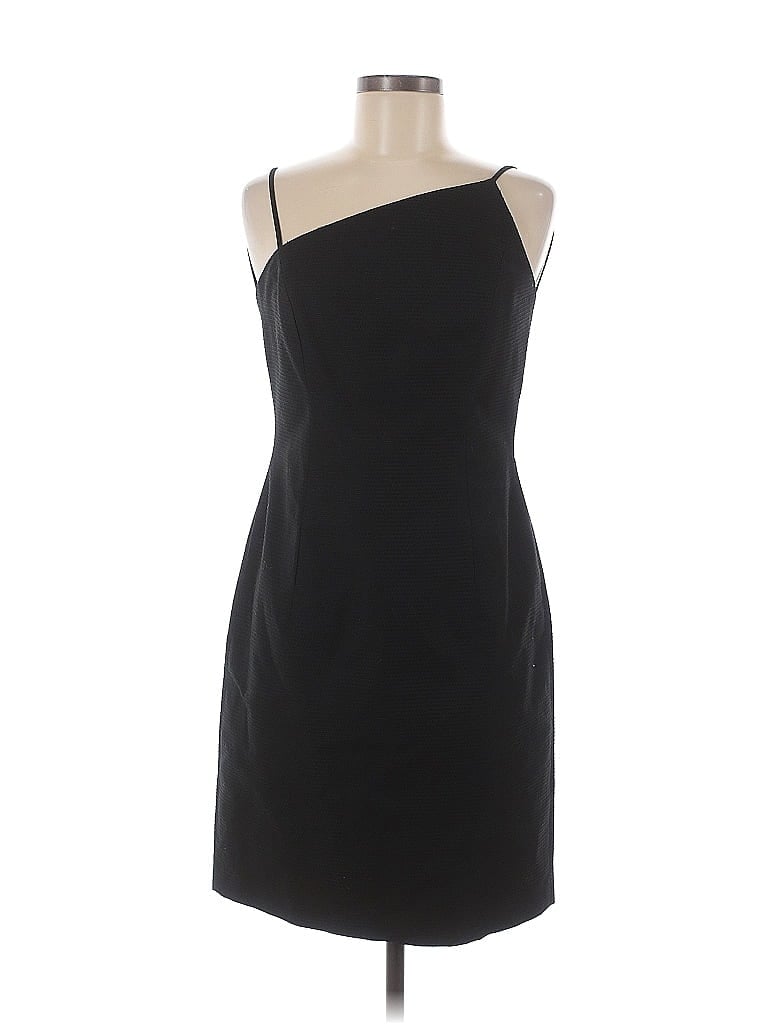David Meister 100% Polyester Solid Black Cocktail Dress Size 6 - photo 1