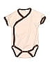 Kate Quinn Organics Solid Tan Short Sleeve Onesie Size 6-12 mo - photo 1