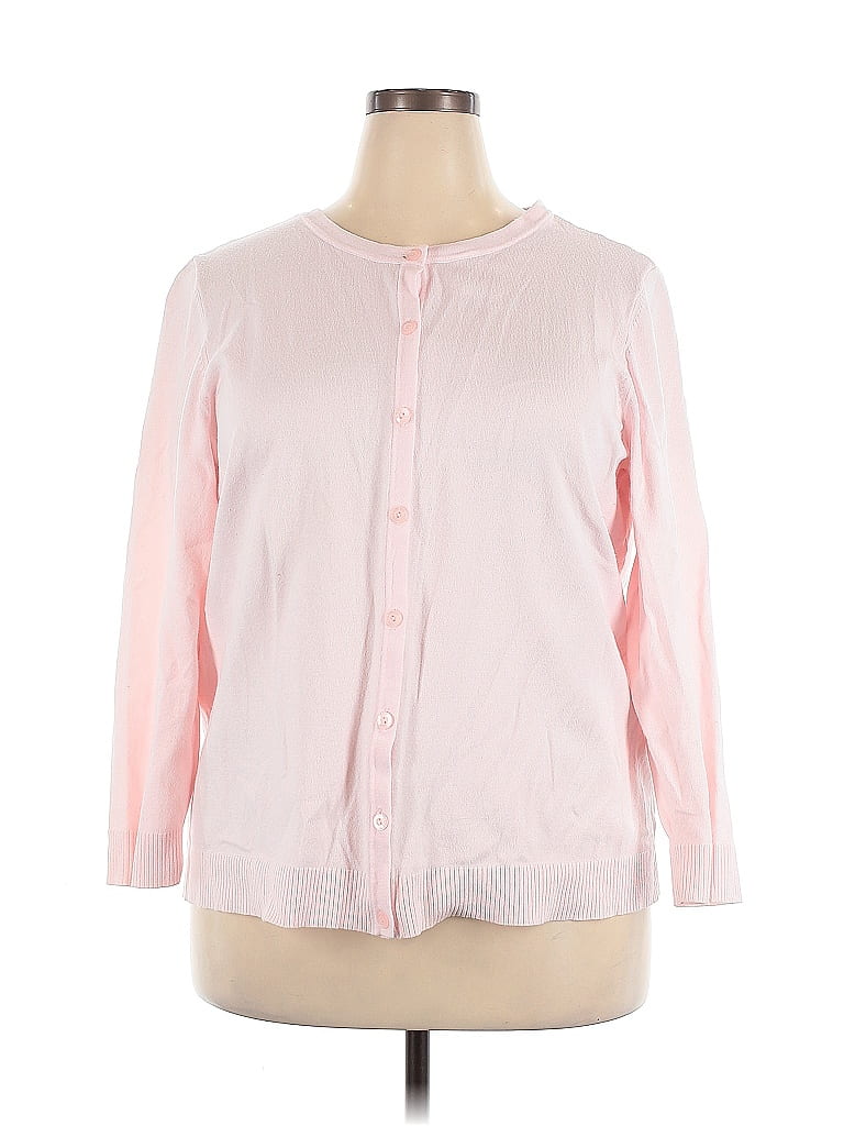 Cj Banks Pink Cardigan Size 2X - photo 1