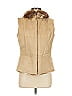 Montanaco 100% Polyester Tan Faux Fur Vest Size M - photo 1
