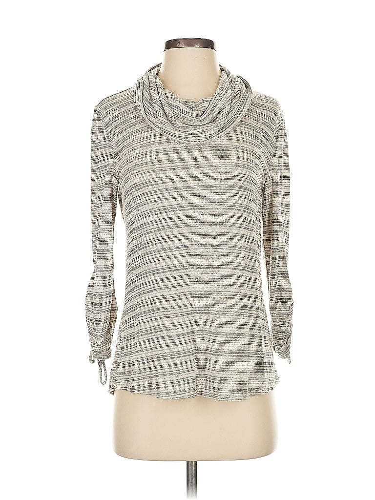 T by Talbots Gray 3/4 Sleeve Top Size S - photo 1