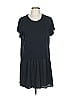 Left Coast by Dolan Solid Black Casual Dress Size L - photo 1