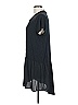 Left Coast by Dolan Solid Black Casual Dress Size L - photo 5