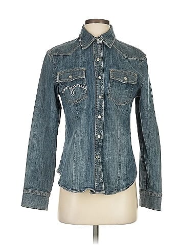 Petrol Long Sleeve Button-Down Shirt (view 1)