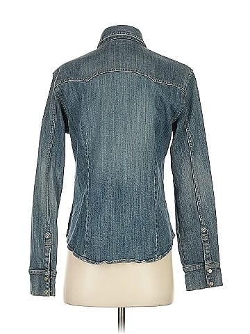 Petrol Long Sleeve Button-Down Shirt (view 2)