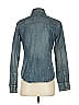 Petrol Blue Long Sleeve Button-Down Shirt Size S - photo 2