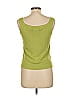 August Silk 100% Silk Green Sleeveless Silk Top Size L - photo 2