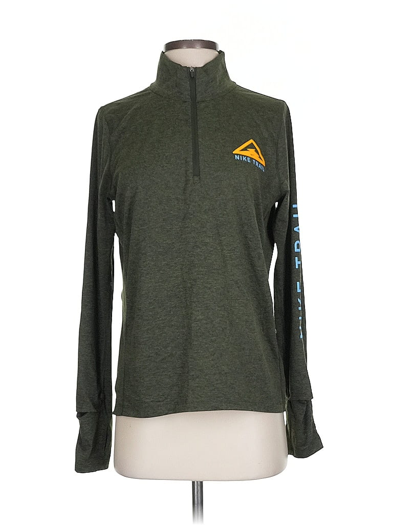 Click to view more detailed imagery on our partner's website Pre-owned Nike Long Sleeve Polo Shirt In Green