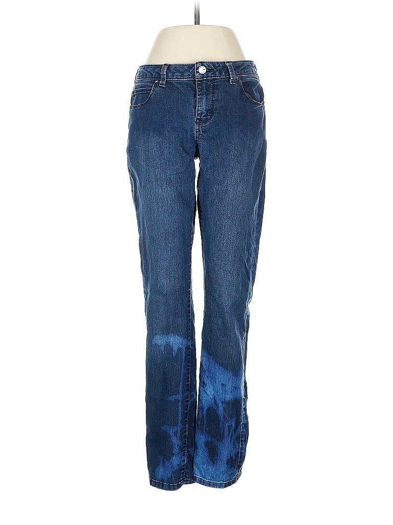 Pre-owned Jennifer Lopez Jeans In Blue