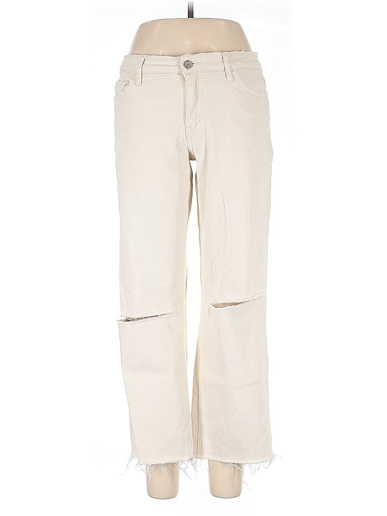 Pre-owned Blue Velvet Jeans In White