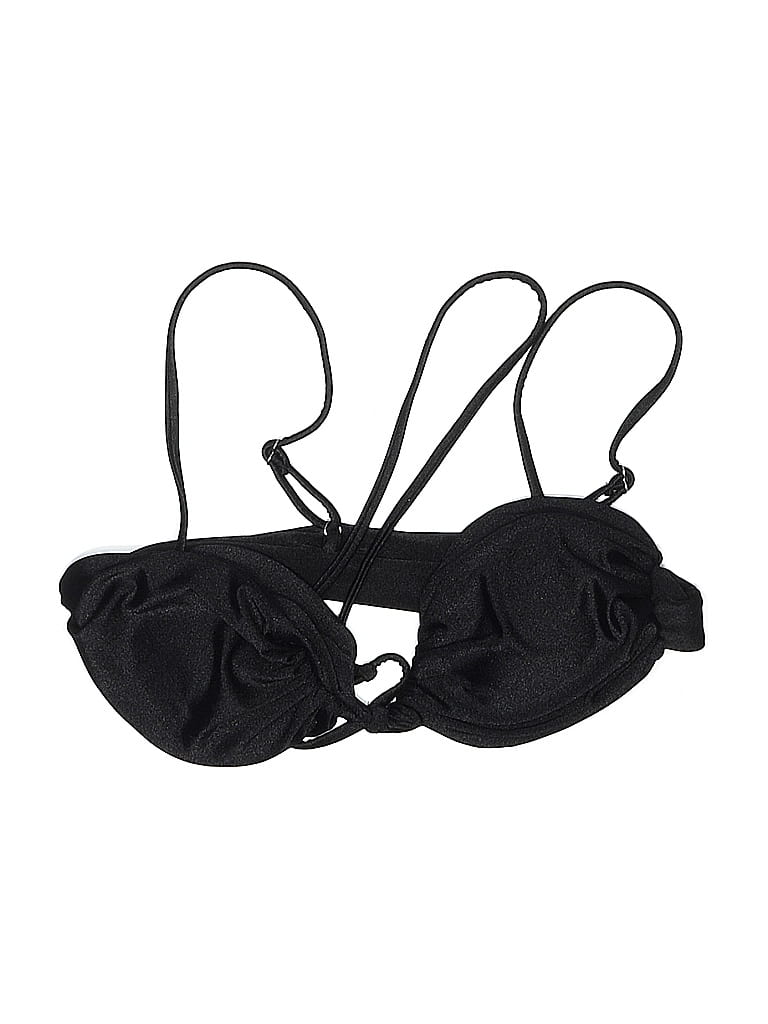 Pre-owned Unbranded Swimsuit Top Black Swimwear