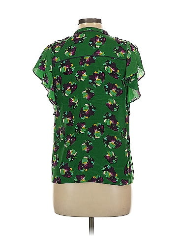 Greylin Short Sleeve Silk Top (view 2)