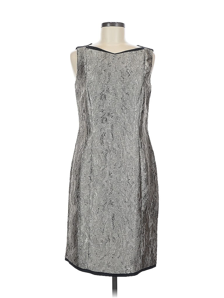 Antonio Melani Tweed Gray Cocktail Dress Size 6 - photo 1