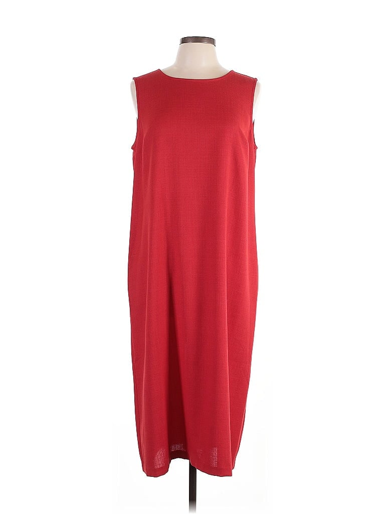 Pre-owned Coldwater Creek Casual Dress In Red