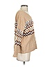 Francesca's 100% Polyester Chevron-herringbone Tan Pullover Sweater Size S - photo 4