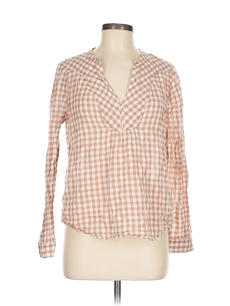 Pre-owned Holding Horses Long Sleeve Blouse In Orange