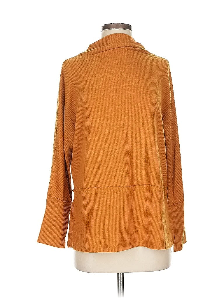 Eri + Ali Orange Turtleneck Sweater Size S - photo 1