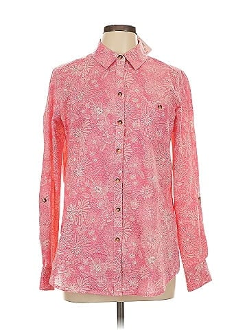 Foxcroft Long Sleeve Button-Down Shirt (view 1)