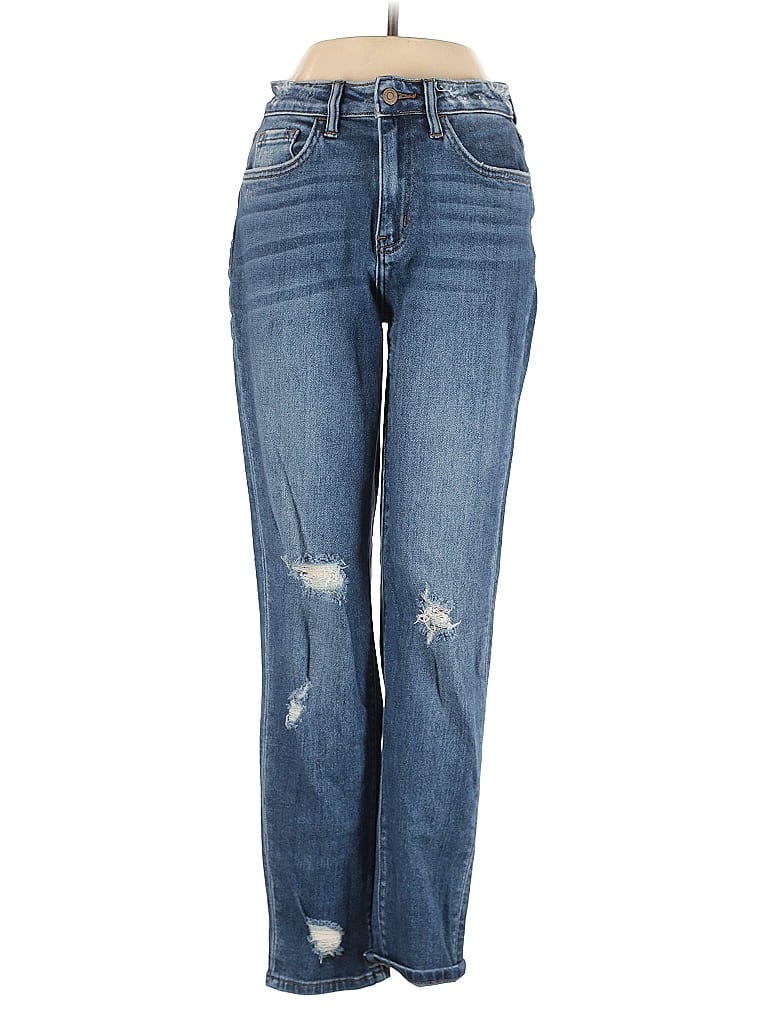 Flying Monkey Hearts Blue Jeans Size 25 waist - photo 1
