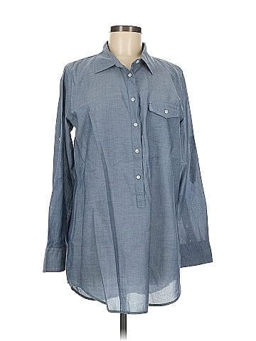 J.Crew Factory Store Long Sleeve Button-Down Shirt (view 1)
